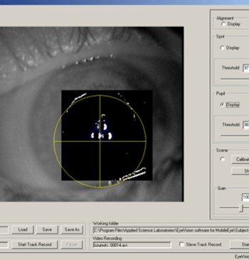 Software for the ASL Mobile Eye Tracker